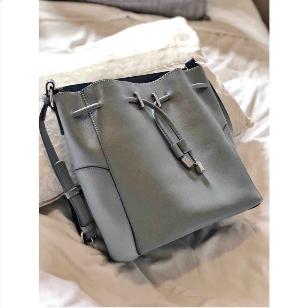 Blue Bucket Handbag